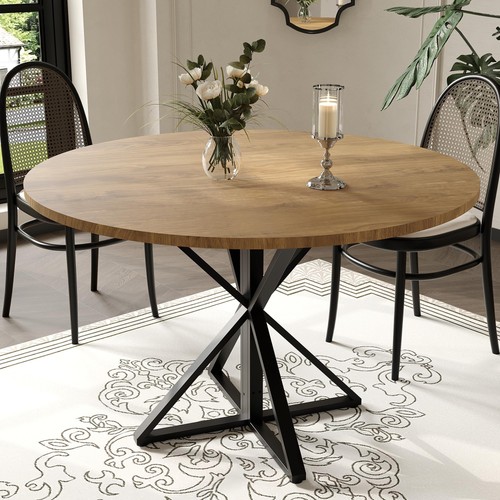 Round dining room - round, table,