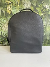 Matt & Nat Olly Dwell Vegan leather Backpack Black. VGC 