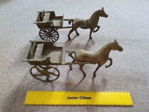 Vintage solid brass horse - vintage,