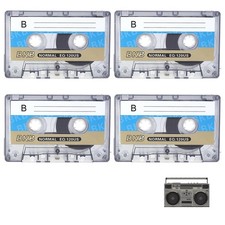 4 Pack Cassette Tapes Audio