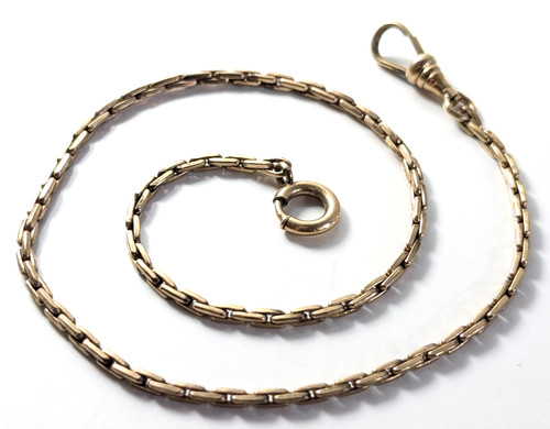 Victorian rolled gold pocket - gold,