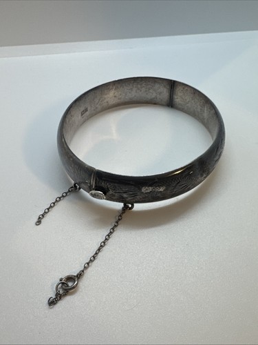 Sterling silver vintage hingle - vintage,