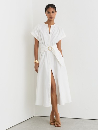 Reiss womens ivory cotton - reiss,