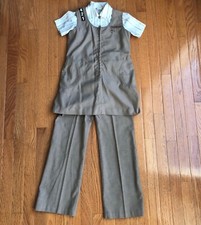 Vintage Brownie Uniform Girl