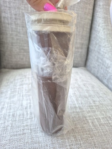 Vintage tupperware brown salt - vintage,
