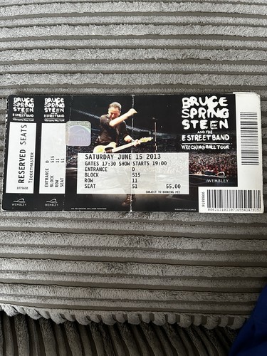 Bruce springsteen wembley - bruce,