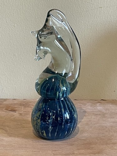 Mdina glass seahorse - mdina,