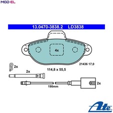 BRAKE PAD SET DISC BRAKE