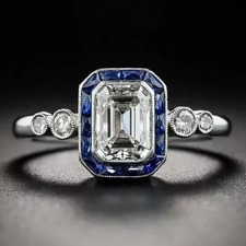 Emerald Cut 2.50Ct Diamond Art