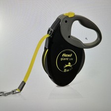 flexi Giant S/M Tape 8 m black/neon yellow dogs to 25kg