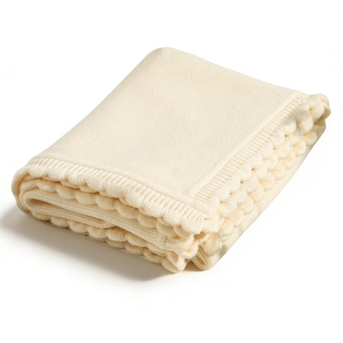 Loyfoky knit baby blanket - knit,