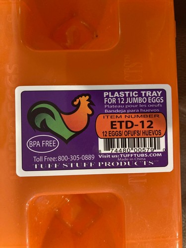 Tuff stuff plastic orange - stuff,
