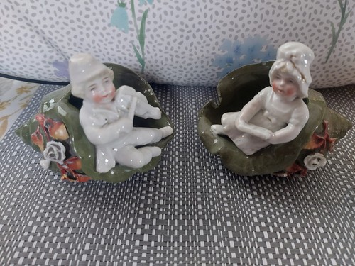 Pair rare antique conta - rare,