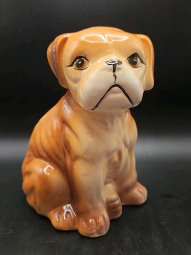 Vintage ceramic boxer - boxer, dog