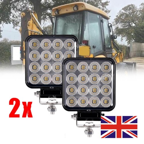 2pcs led work lights square - led,