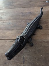 Nestor Vintage Crocodile Alligator Cast Metal Nutcracker 