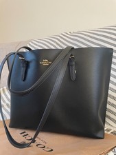 COACH Mollie Black Leather