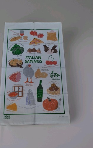 Cm tea towel italian - 48,