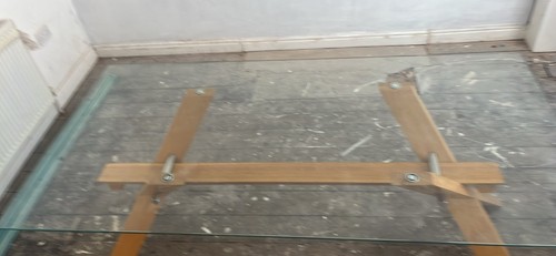 Luxurious glass table - glass,