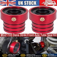 2Pcs MG21103 Dana 30/44 Front Axle Tube Seal Kit for Jeep JK TJ XJ ZJ MJ Red