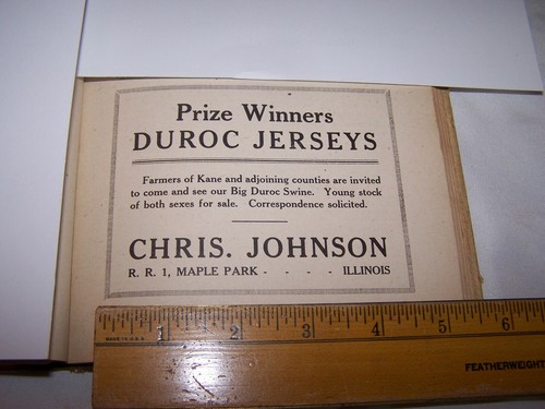 1918 chris johnson duroc - chris,