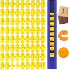 1 Set Letter Stamps for Clay