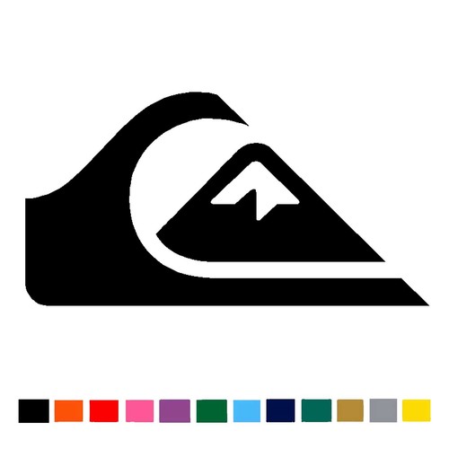 Black surf logo vinyl - surf,