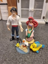 The Little Mermaid Princess Ariel and Eric pcv figure , bully - cake topper ? 
