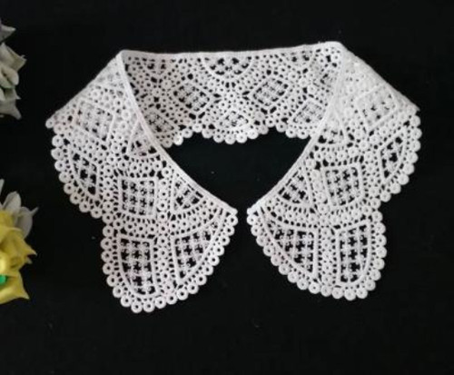 White lace collar - white, collar,
