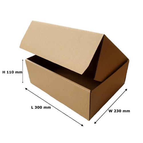Folding lid cardboard postal - lid,