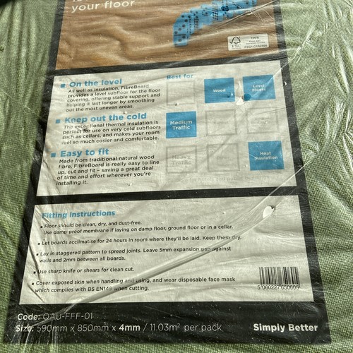 Finefloor fibreboard underlay - finefloor,