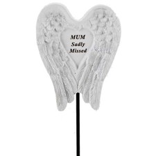 Sadly missed mum angel wings - mum,