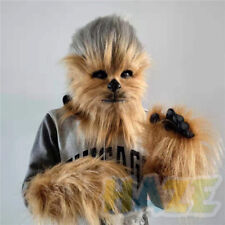 Hot The Force Awakens Chewbacca Cosplay Mask Gloves Costume Anime