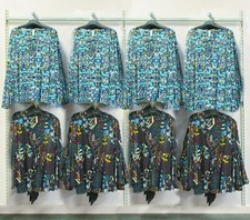 Shop Clothing Rail Wall Display System 3 x BAYS @ 1.2 Meter per BAY  3.6M Total