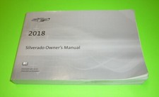 2018 CHEVROLET SILVERADO OWNERS MANUAL GUIDE 18 1500 LS LT LTZ V6 V8 RWD 4X4