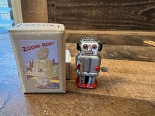 Tin Zoomer Robot  Silver