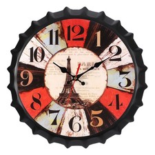 Beer Cap Wall Clock 14 Inch