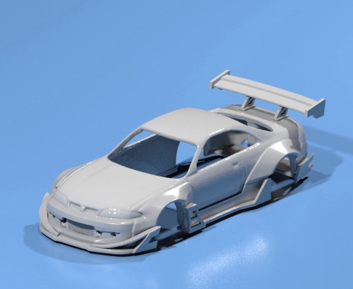 Hot wheels nissan r33 body - wheels,
