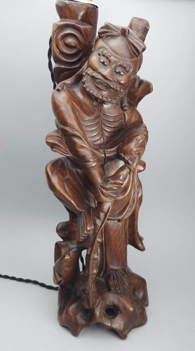 Antique carved root wood - carved,