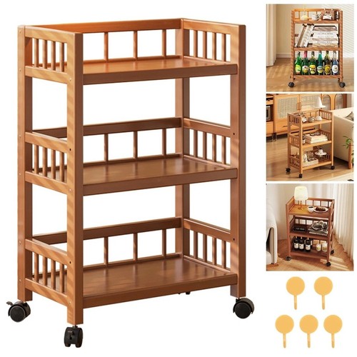 Tier storage trolley cart - 3,