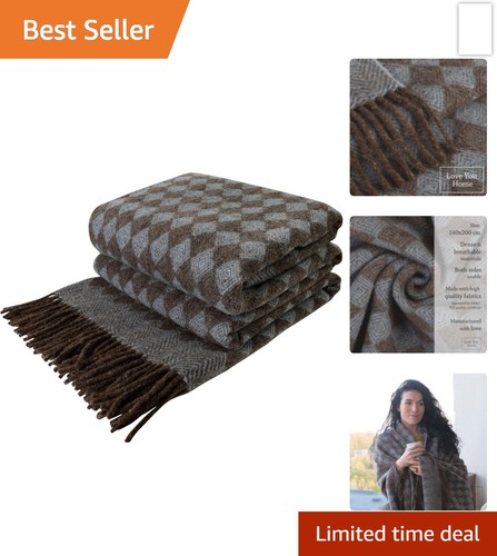 100 lambswool blanket throw - lambswool,