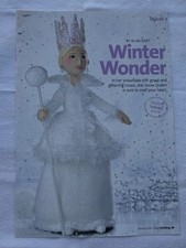 ALAN DART " SNOW QUEEN "  TOY  KNITTING  PATTERN     DK