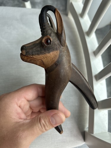 Antique black forest - forest, chamois