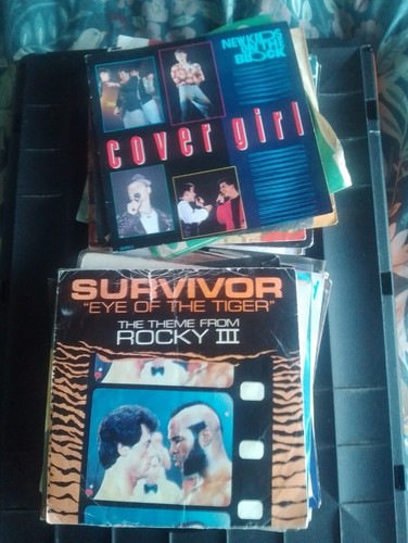 Joblot inch singles - of,