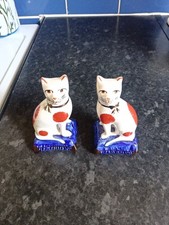 Pair staffordshire pottery - staffordshire,