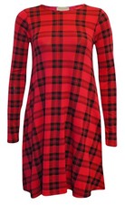  Womens Ladies Tartan Check