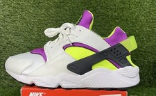 Nike Air Huarache Run Magenta UK14 To Fit Uk13  Neon Yellow Purple Deadstock