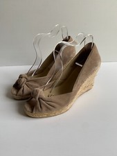 Hobbs beige espadrille wedges