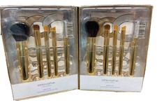2 sonia kashuk limited edition 5 piece travel brush set with case scuffed box