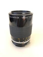 Nikon Micro/Macro Nikkor 105mm f4 AIS manual focus lens for F mount cameras